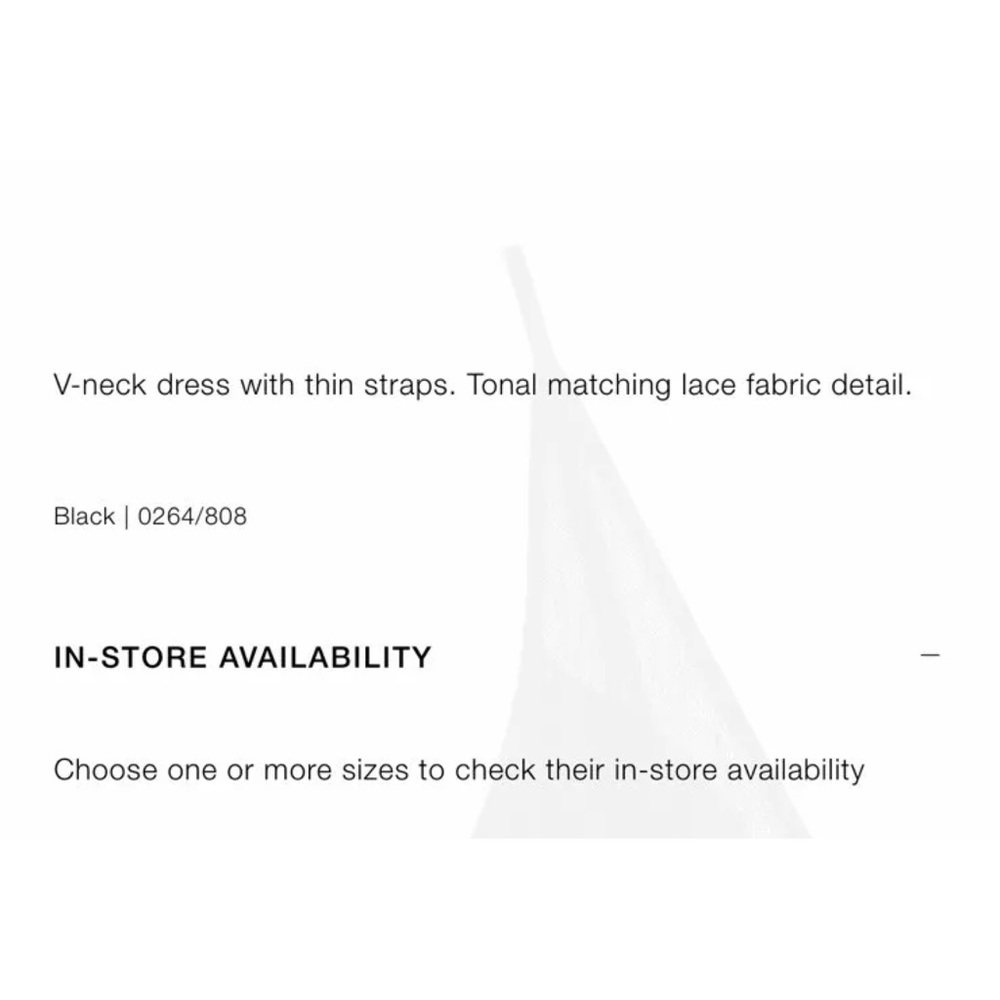 NWT Zara Mini Deep V Slip Dress - Size Medium - Picture 11 of 17